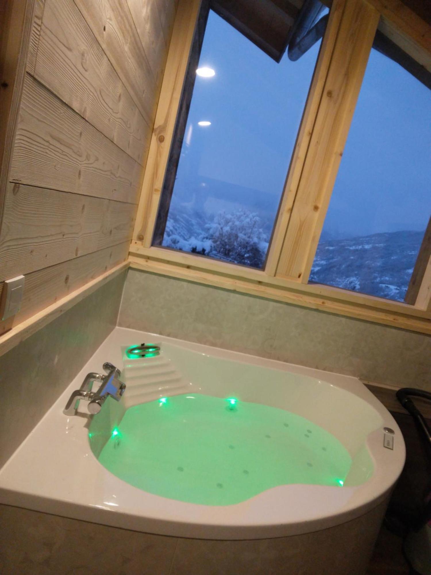Chalet Balneo Billard La Plagne Savoie Vue Top エクステリア 写真